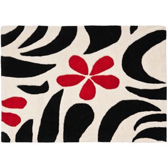 Safavieh Soho Ivory Black Floral Rug