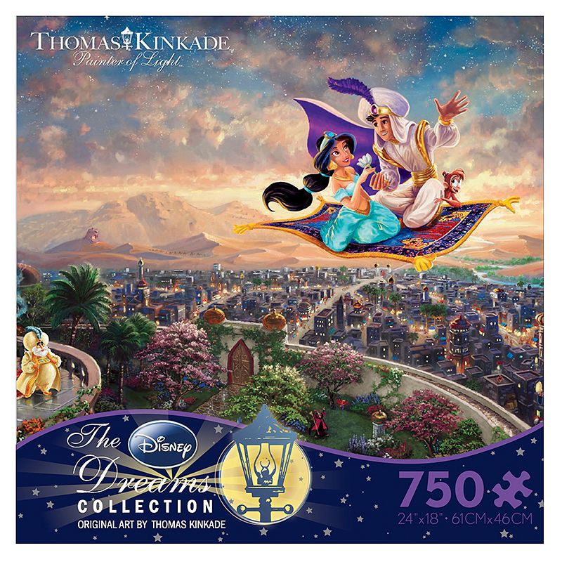 UPC 021081290371 product image for Disney Dreams Collection 750-pc. Aladdin Puzzle by Thomas Kinkade, Multicolor | upcitemdb.com