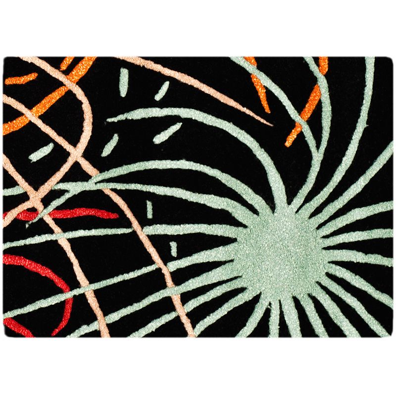 Safavieh Soho Black Starburst Rug, 7.5X9.5 Ft