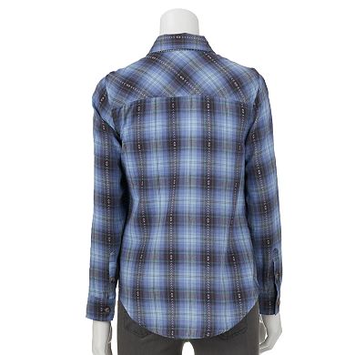 Sonoma Goods For Life® Plaid Flannel Shirt - Women's