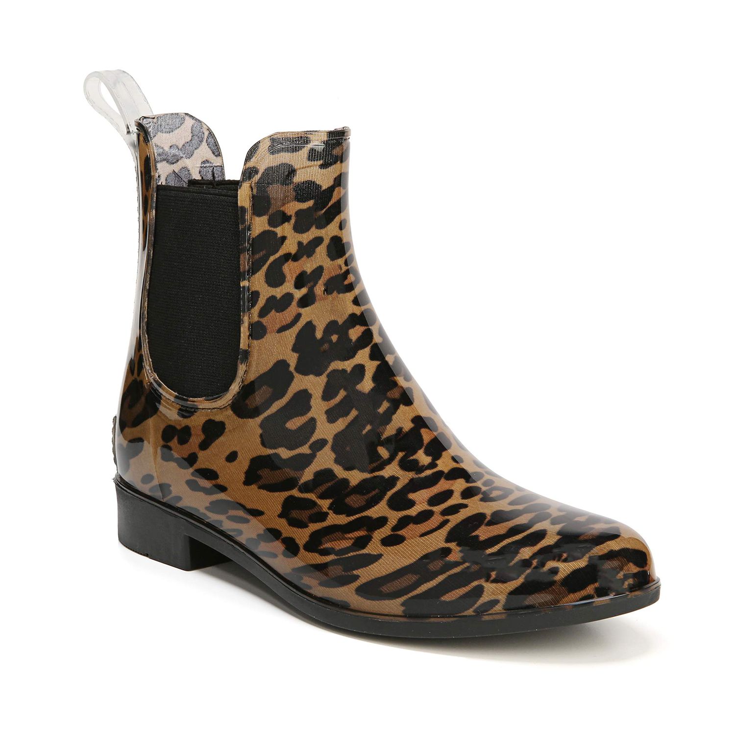 lifestride leopard rain boots