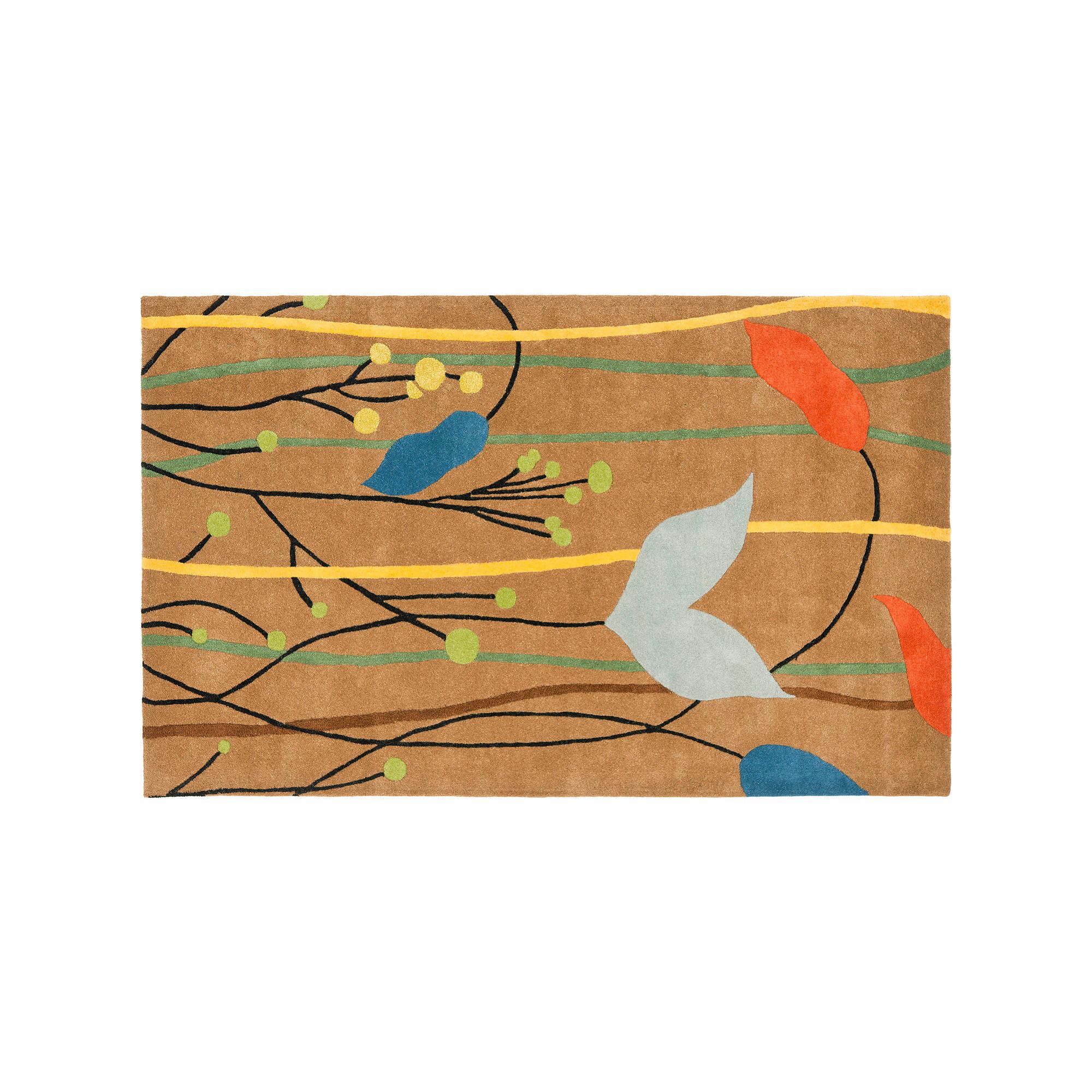 Safavieh Soho Abstract Floral Rug, Brown Team
