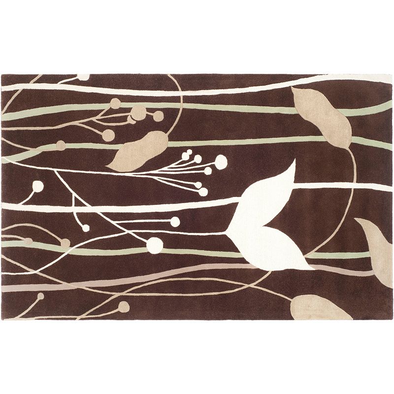 Safavieh Soho Floral Rug, Brown, 5X8 Ft