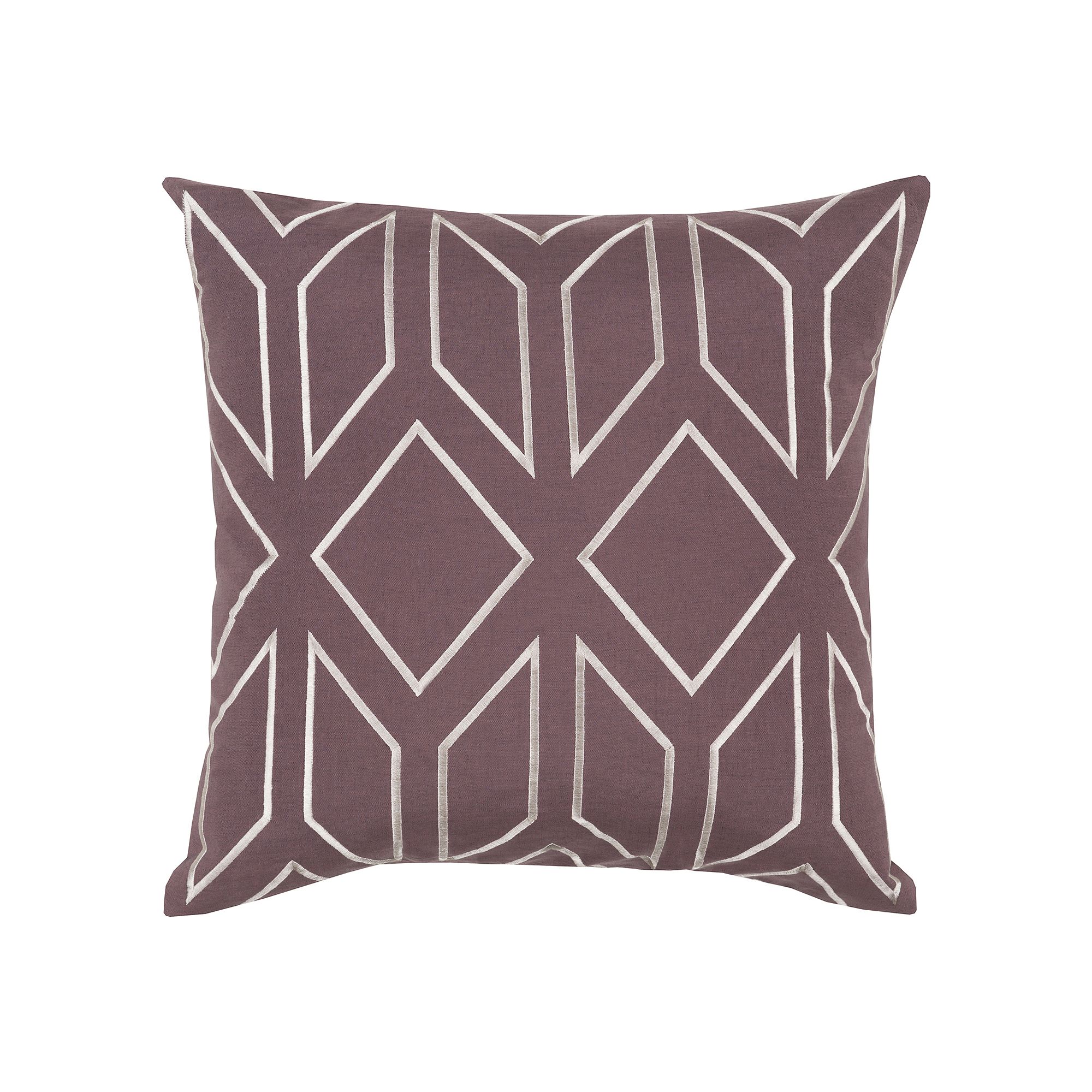 Decor 140 Zurich Throw Pillow, Eggplant