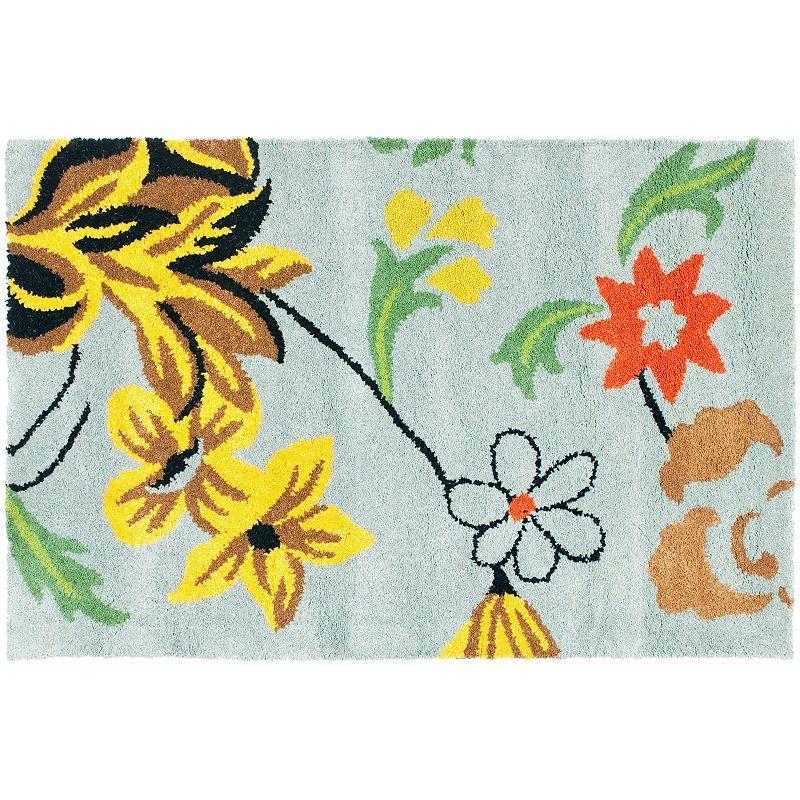 Safavieh Soho Floral Rug, Blue, 3.5X5.5 Ft