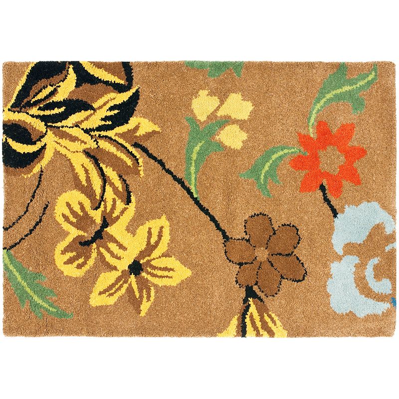 Safavieh Soho Floral Rug, Brown, 5X8 Ft