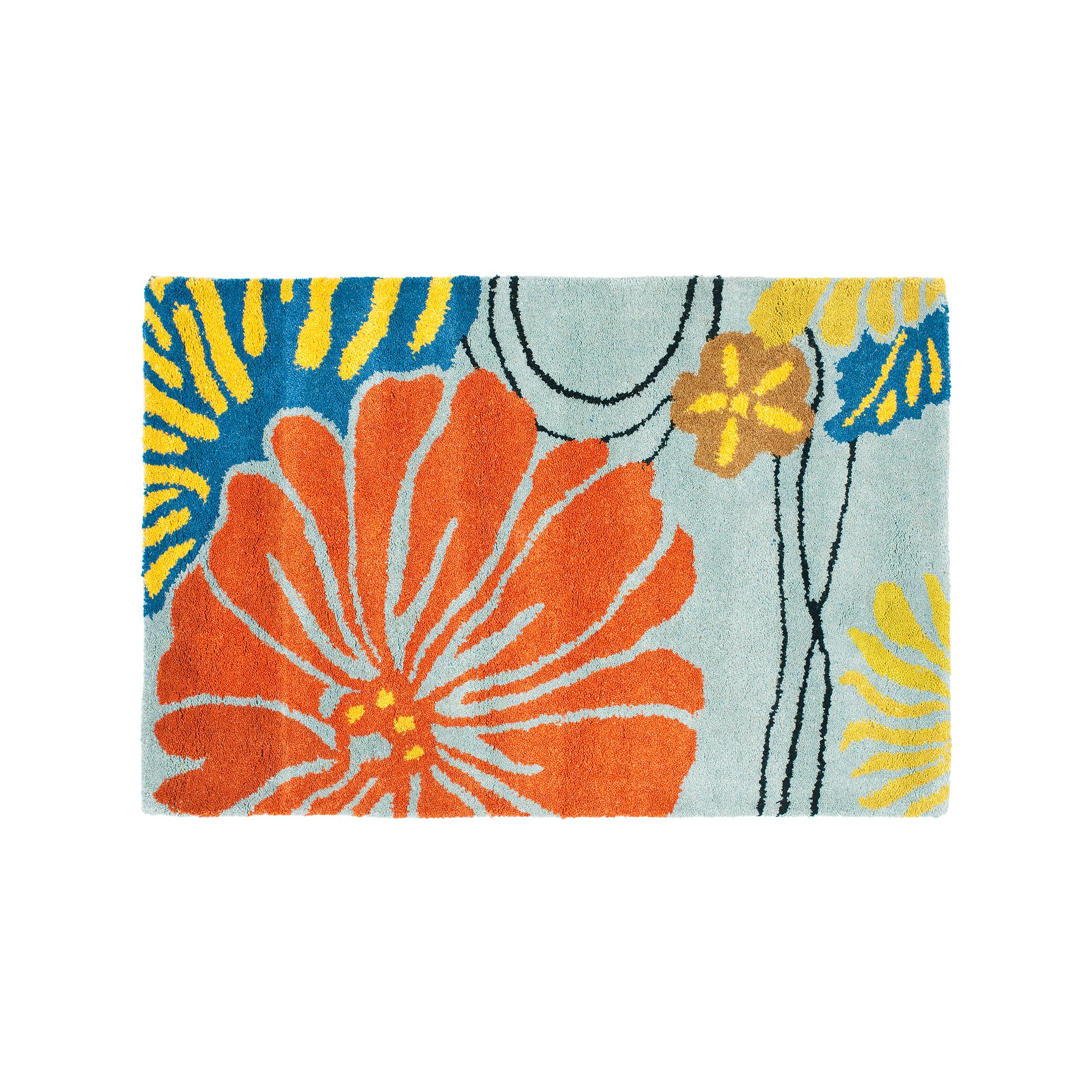 Safavieh Soho Oversized Floral Rug, Blue Team