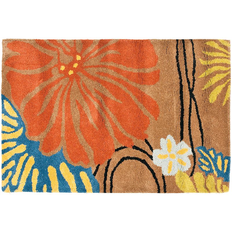 Safavieh Soho Oversized Floral Rug, Brown, 7.5X9.5 Ft