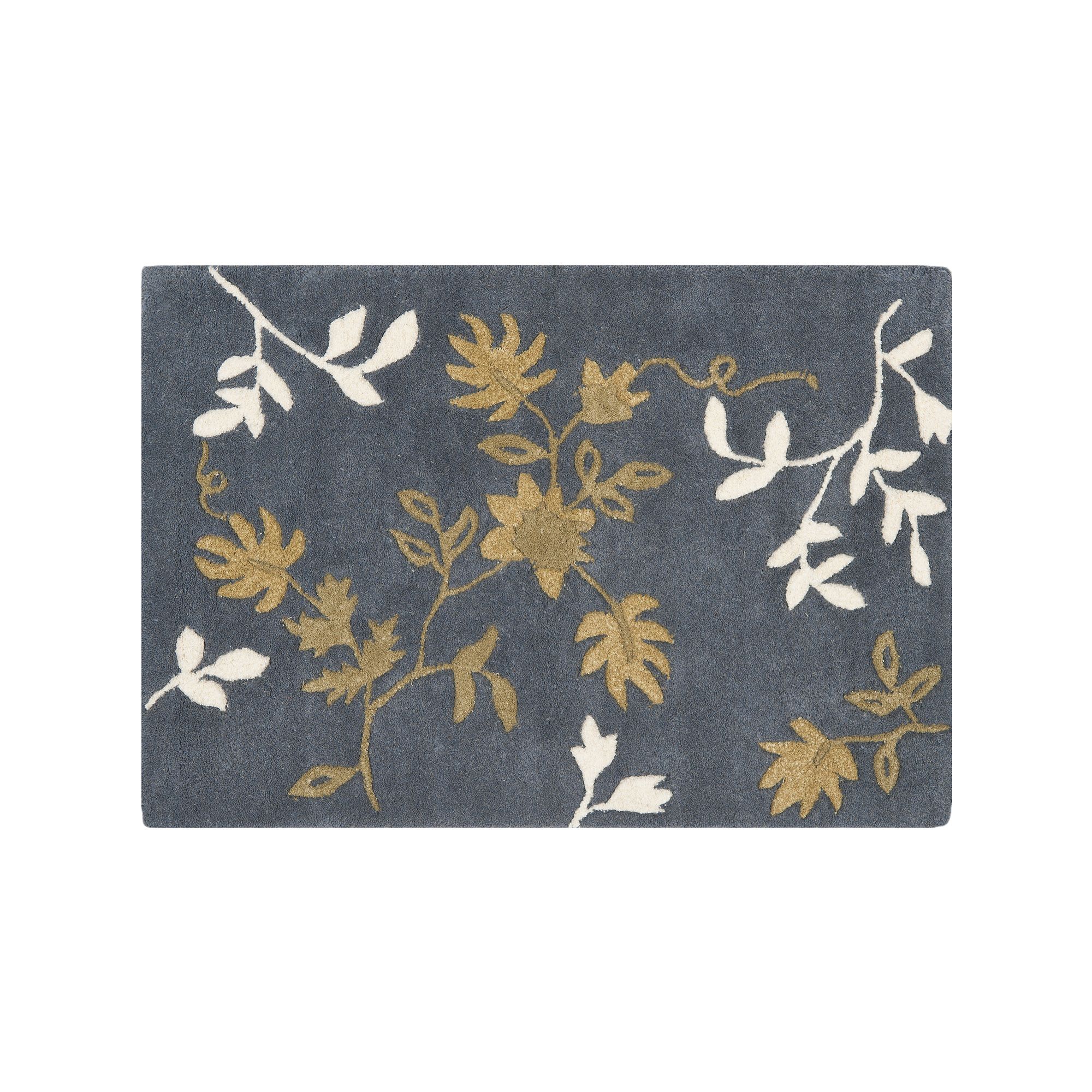 Safavieh Soho Leaves Wool Rug, Dark Gray
