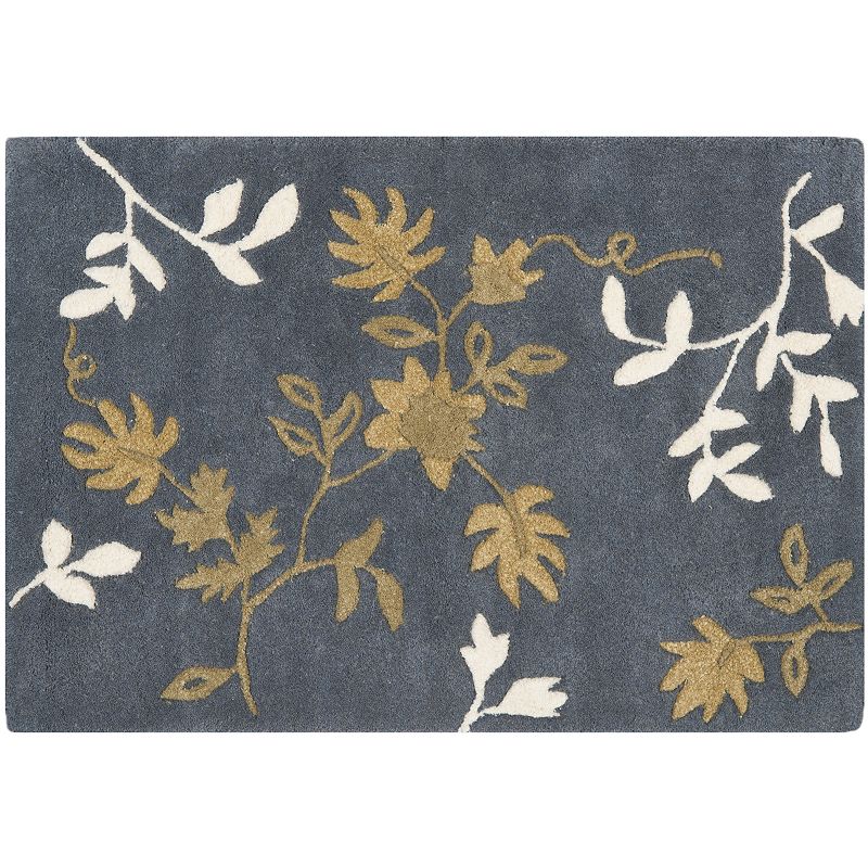 Safavieh Soho Leaves Wool Rug, Grey, 7.5X9.5 Ft