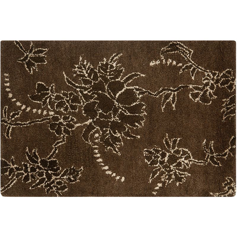 Safavieh Soho Brown Floral Rug, 5X8 Ft