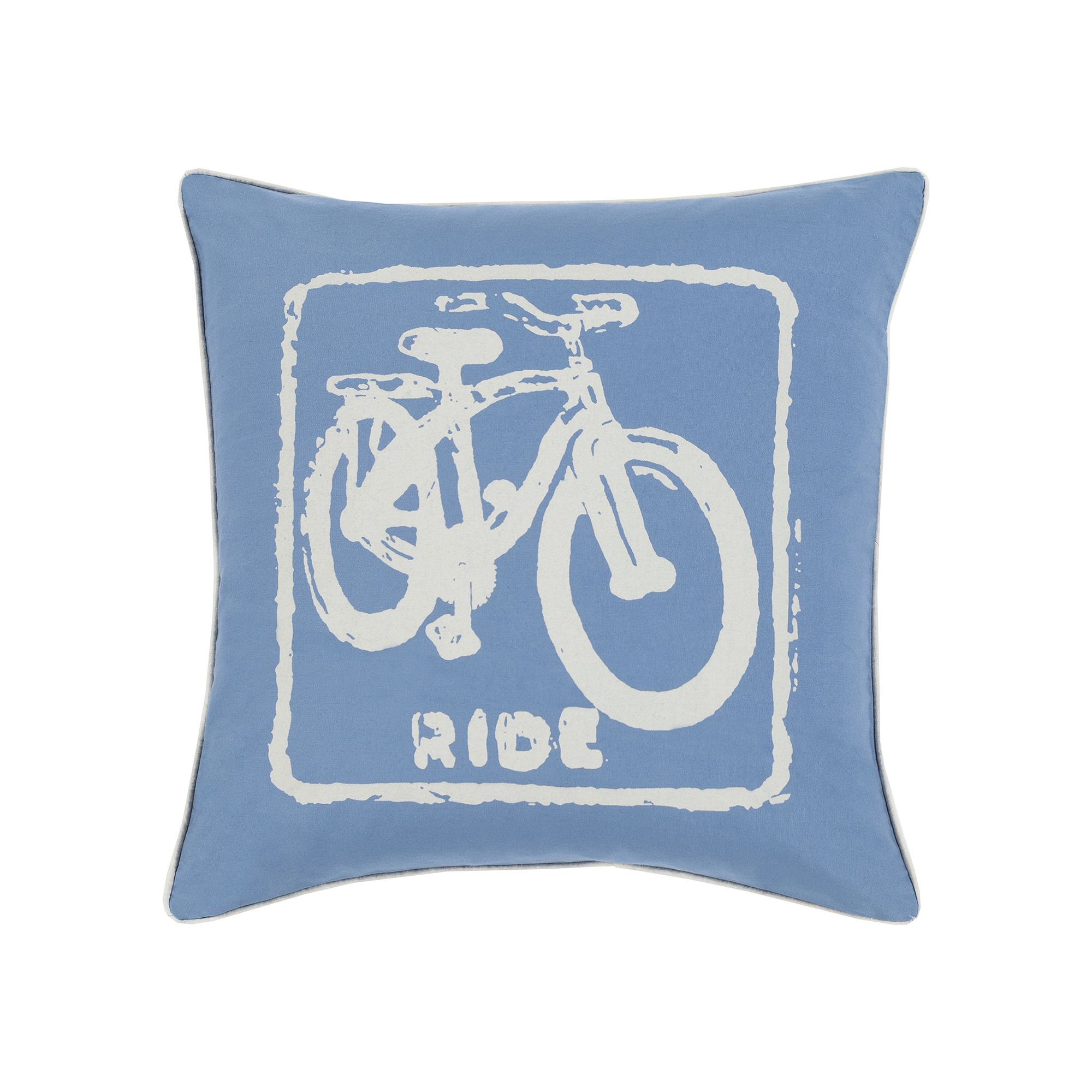 Decor 140 Ride Throw Pillow, Blue