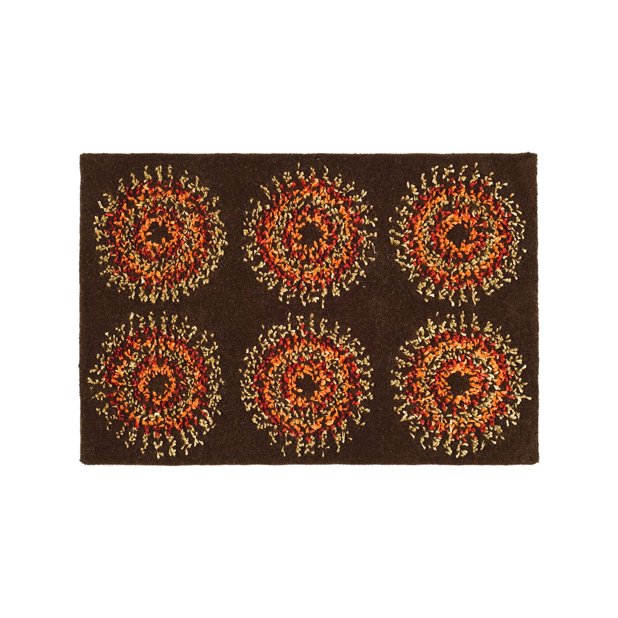 Safavieh Soho Artistic Circles Wool Rug, Brown Gold