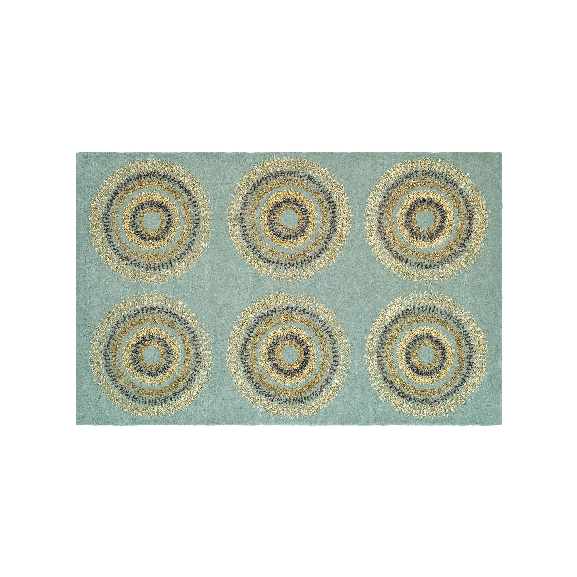 Safavieh Soho Artistic Circles Wool Rug, Light Blue Team
