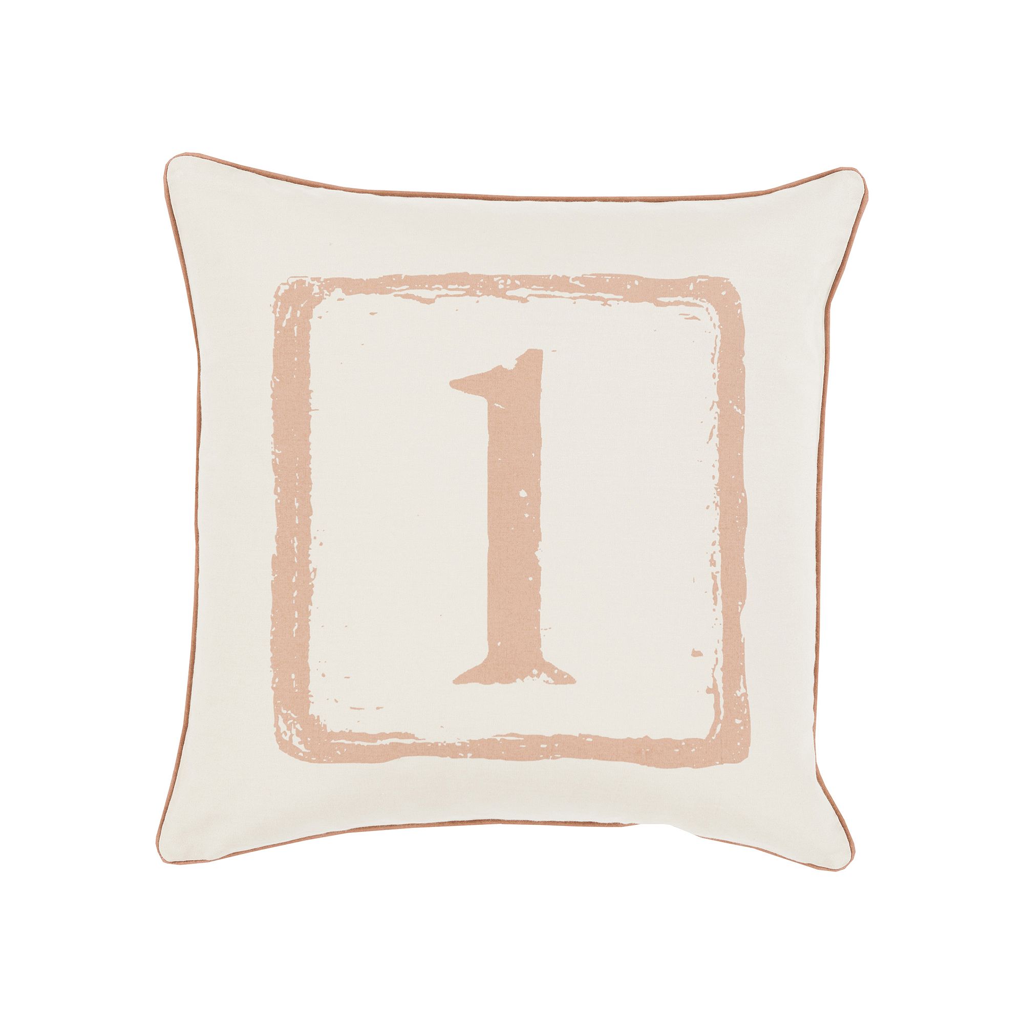 Decor 140 Uno Throw Pillow, Light Orange