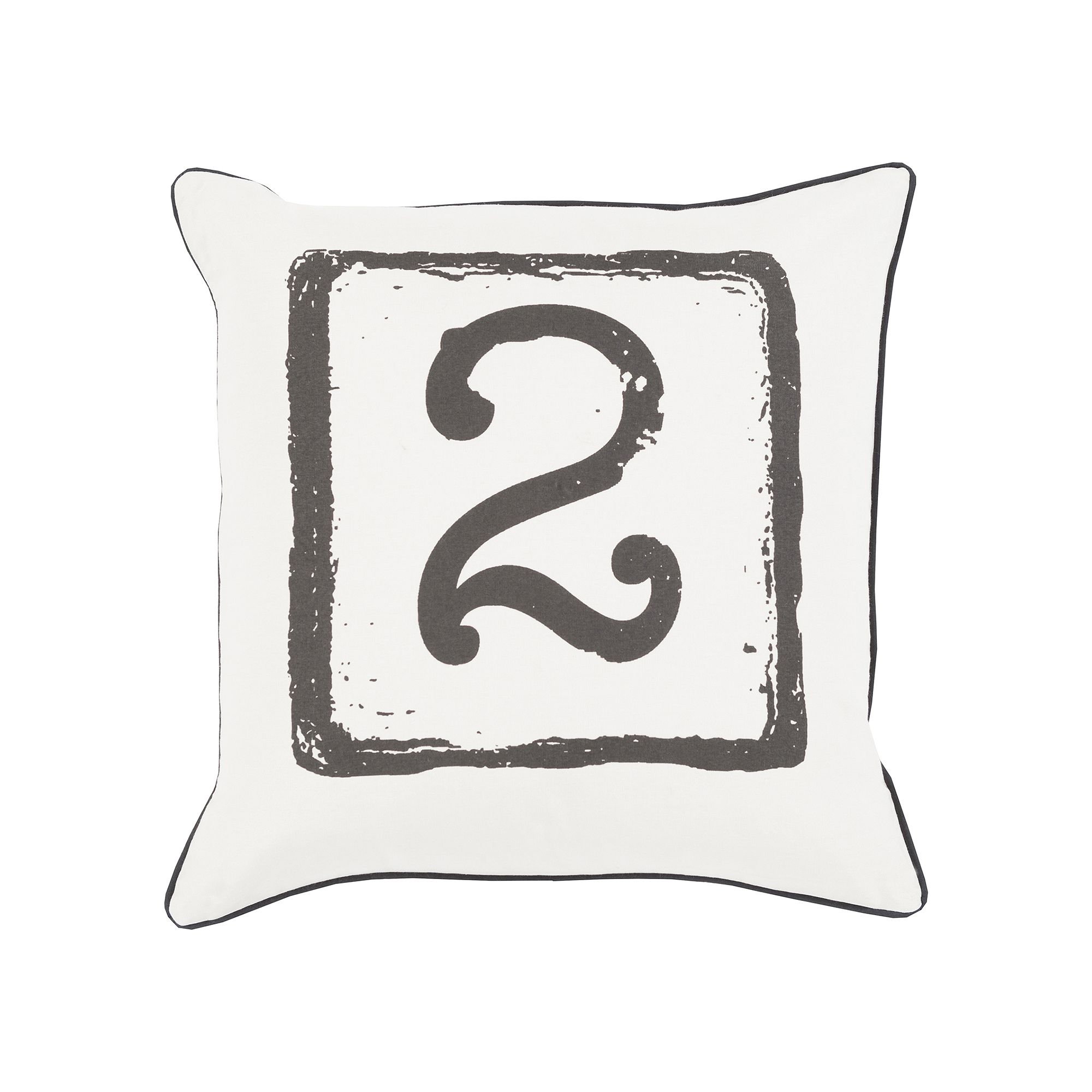 Decor 140 Dos Throw Pillow, Black