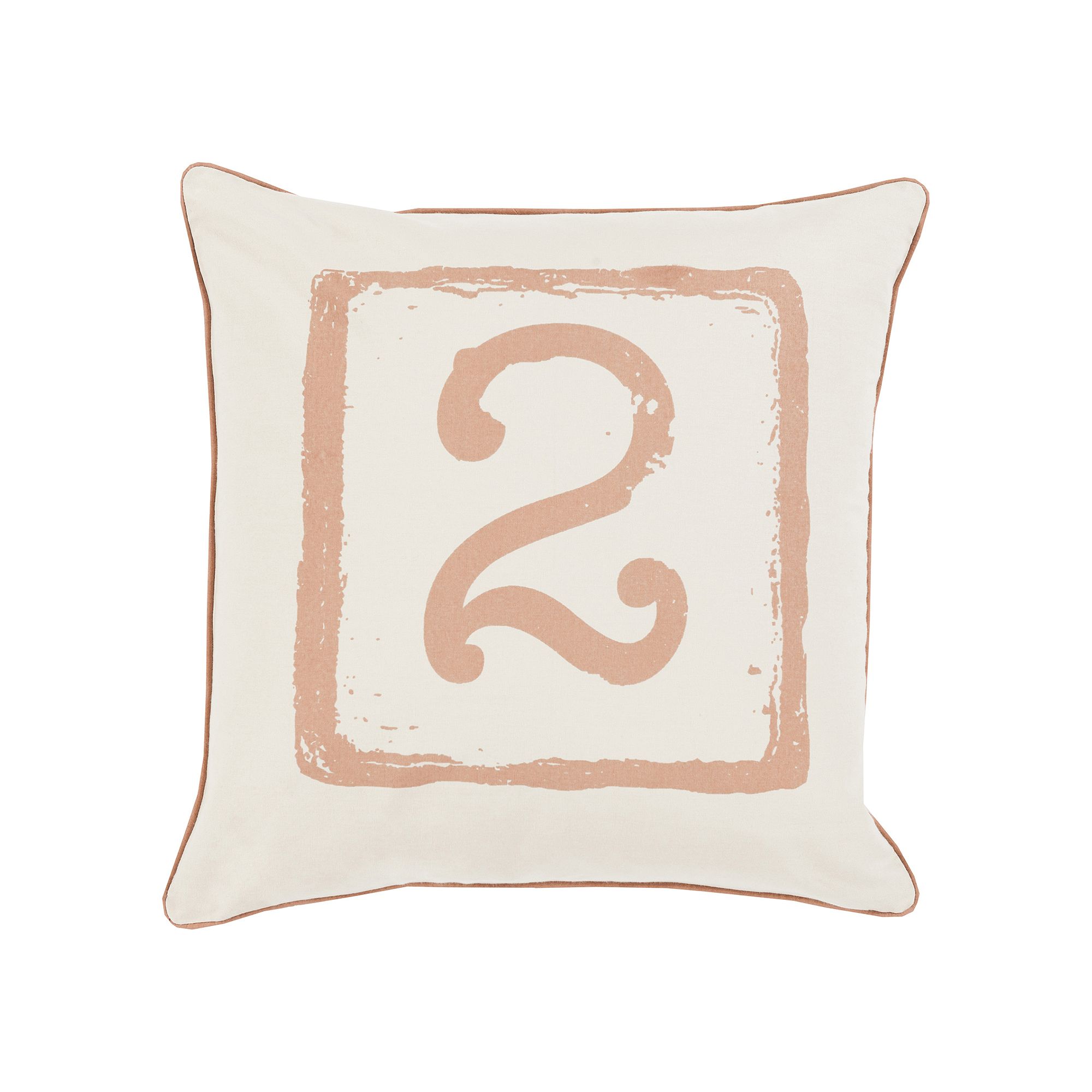 Decor 140 Dos Throw Pillow, Light Orange