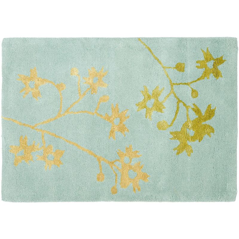 Safavieh Soho Floral Wool Rug, Blue, 5X8 Ft