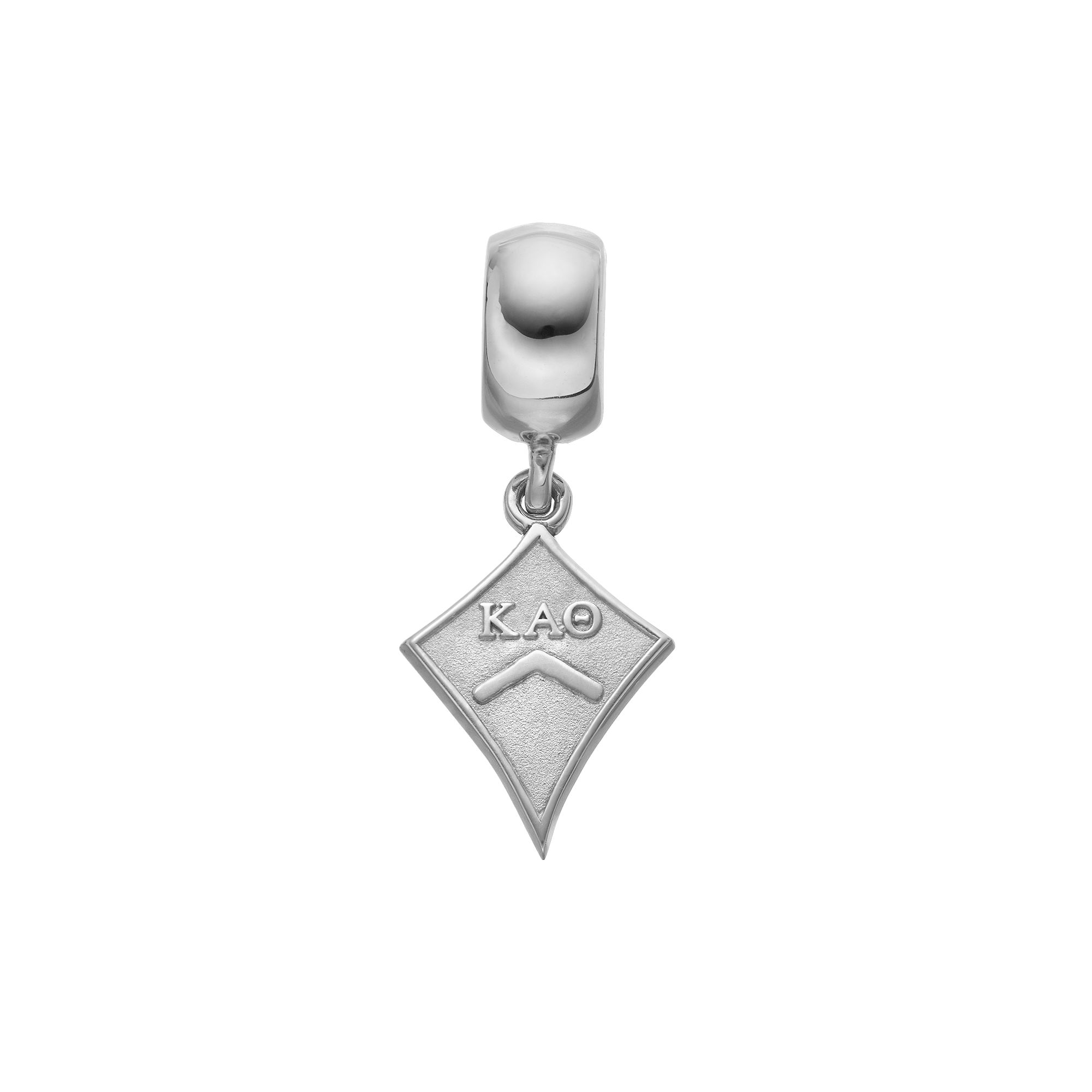 LogoArt Sterling Silver Kappa Alpha Theta Sorority Kite Charm, Womens, Gre