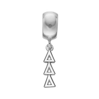 LogoArt Sterling Silver Delta Delta Delta Sorority Charm