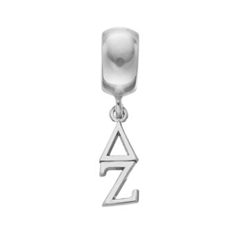 LogoArt Sterling Silver Delta Zeta Sorority Charm