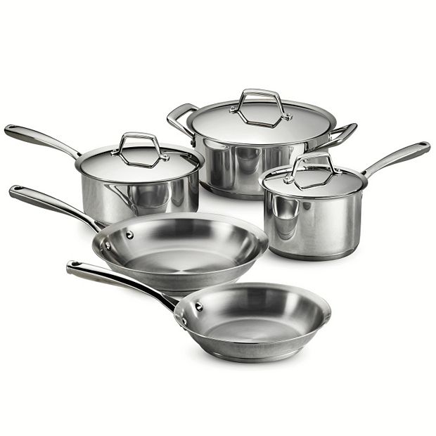 Tramontina Gourmet Prima Tri-Ply Stainless Steel 10-pc. Cookware Set