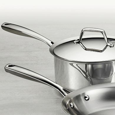 Tramontina Gourmet Prima Tri-Ply Stainless Steel 8-pc. Cookware Set
