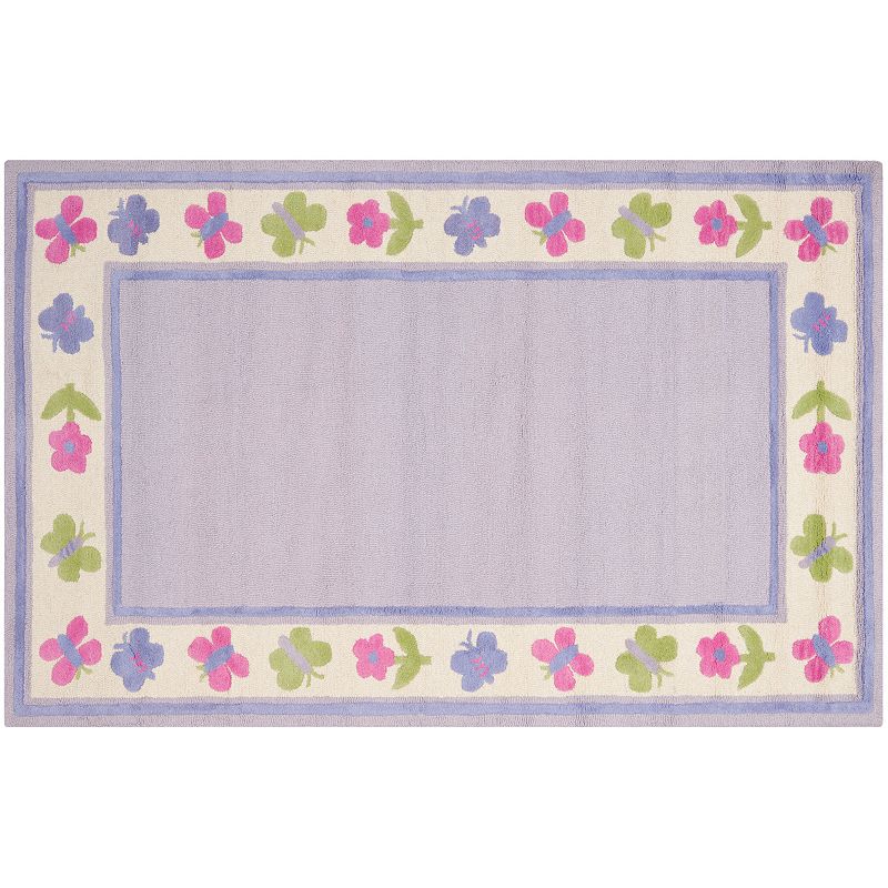 Safavieh Kids Bountiful Border Rug, Purple, 8X10 Ft