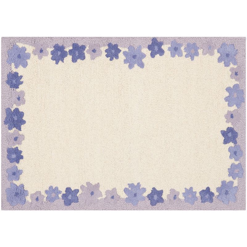 Safavieh Kids Lily of the Valley Rug, Natural, 5Ft Sq