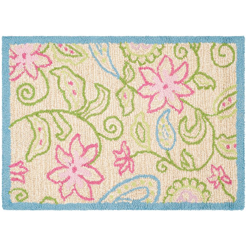 Safavieh Kids Paisley Vine Rug, Natural, 6Ft Rnd