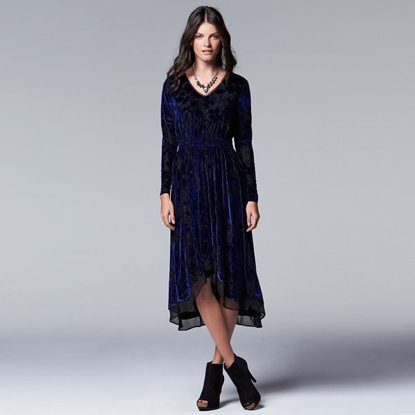 Vera wang 2025 velvet dress