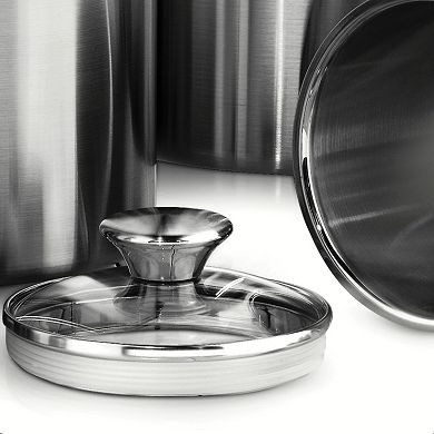 Tramontina Gourmet 8-pc. Stainless Steel Kitchen Canister Set