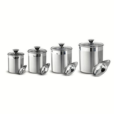 Tramontina Gourmet 8-pc. Stainless Steel Kitchen Canister Set