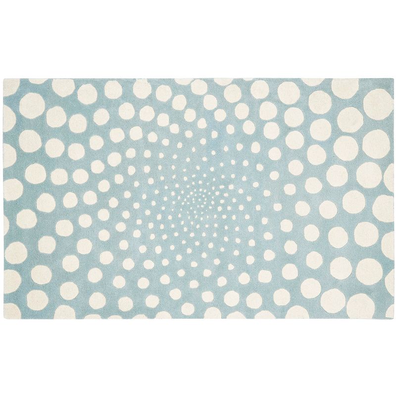 Safavieh Soho Spiral Dots Rug, Blue, 5X8 Ft