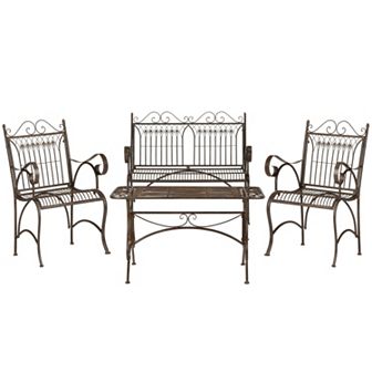 Safavieh Leah 4 pc Outdoor Furniture Set