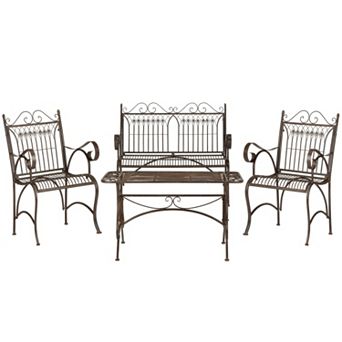 Safavieh Leah 4 pc Outdoor Furniture Set