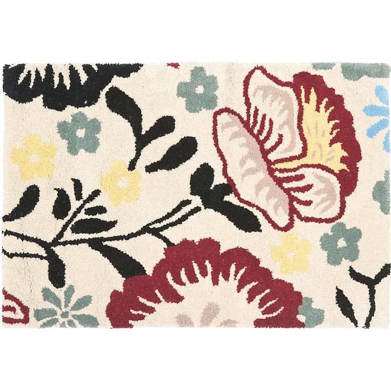 Safavieh Soho Ivory Floral Rug, White, 7.5X9.5 Ft