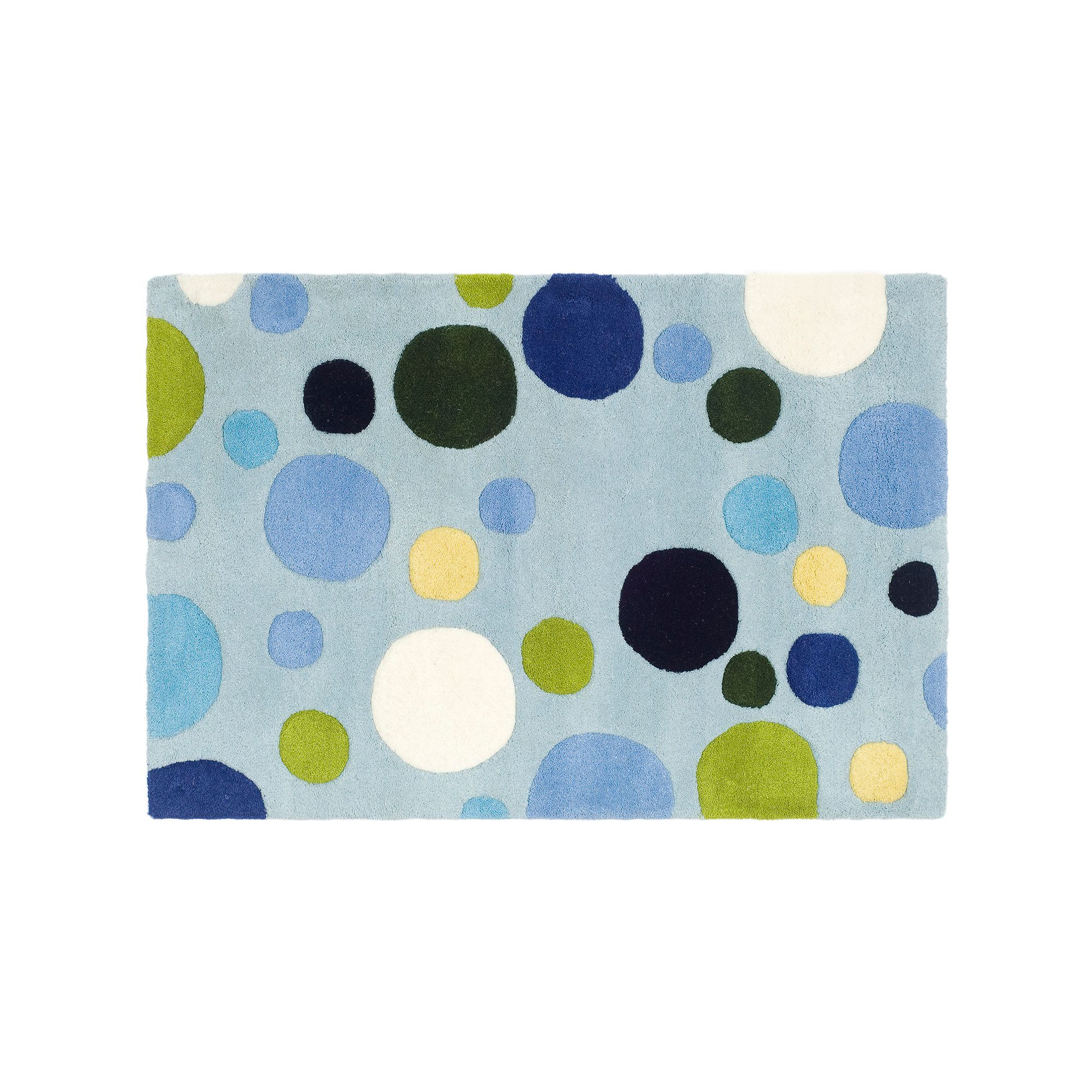 Safavieh Soho Polka Dot Wool Rug, Blue Team