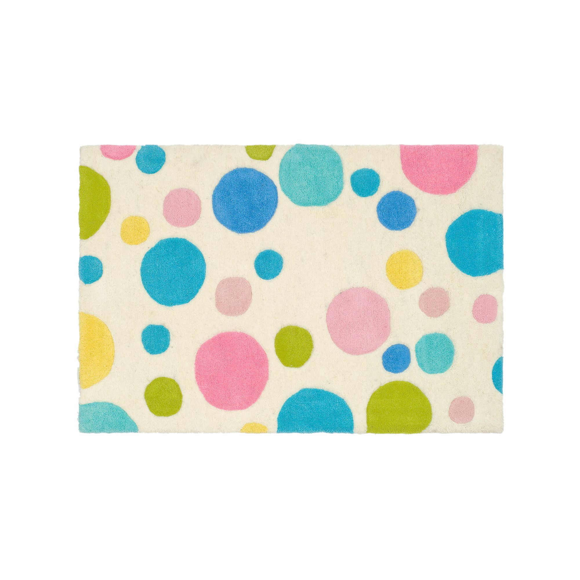 Safavieh Soho Polka Dot Wool Rug, Ivory Team