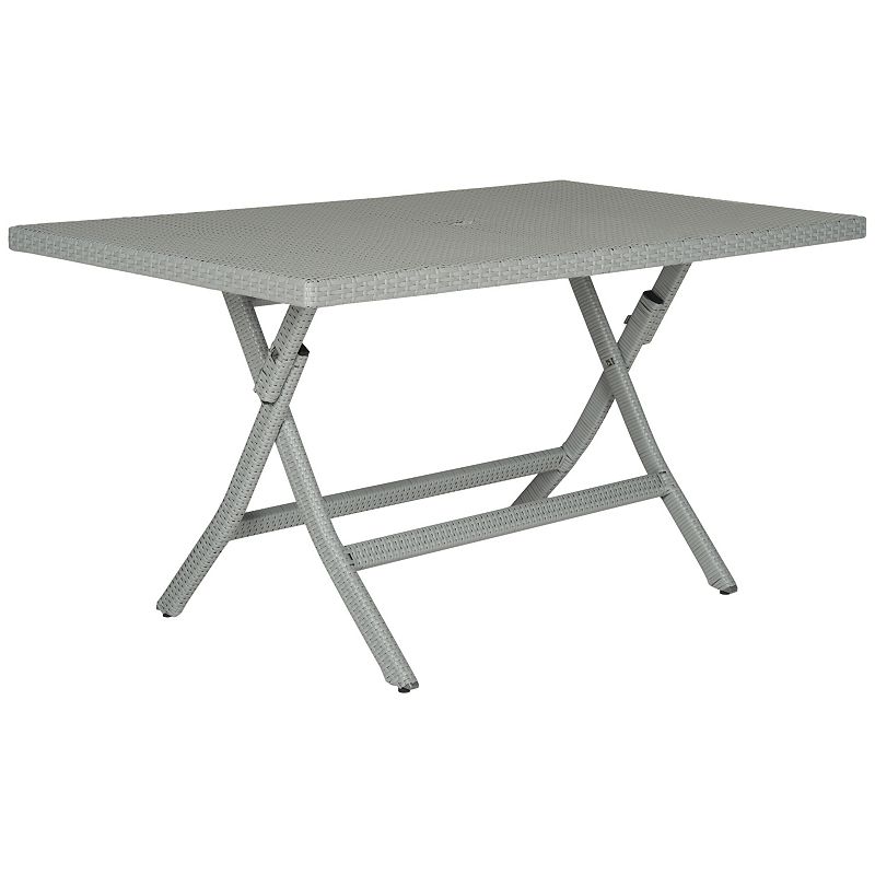 Safavieh Dilettie Rectangle Folding Table, Grey