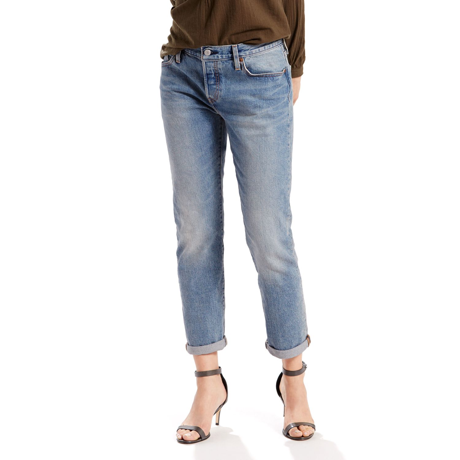 levi's 501 ct womens boyfriend jeans