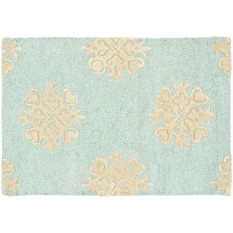 Safavieh Soho Medallion Wool Rug, Blue, 7.5X9.5 Ft