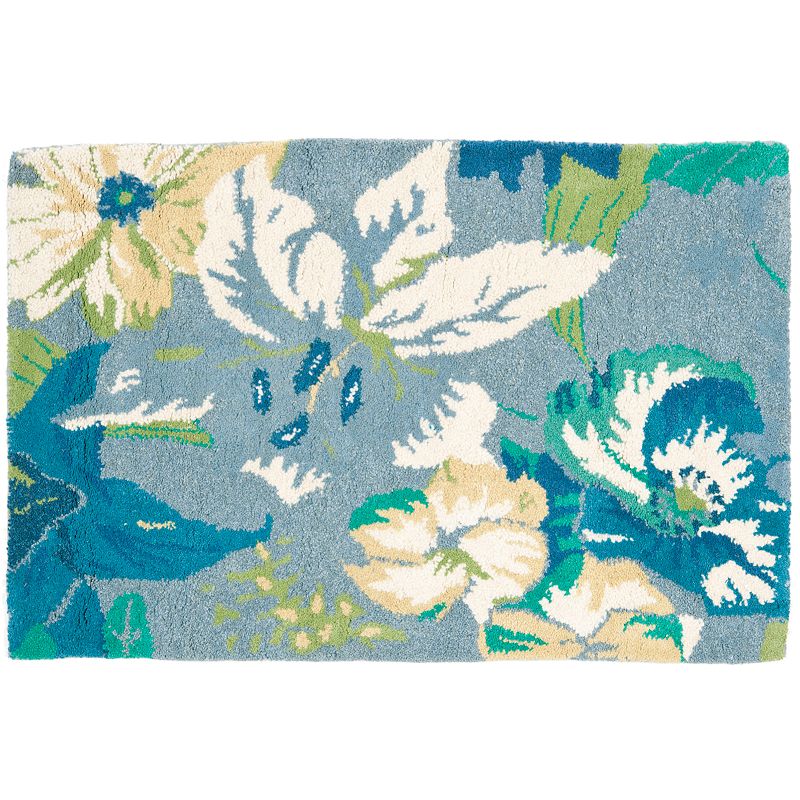 Safavieh Soho Blue Floral Rug, 5X8 Ft