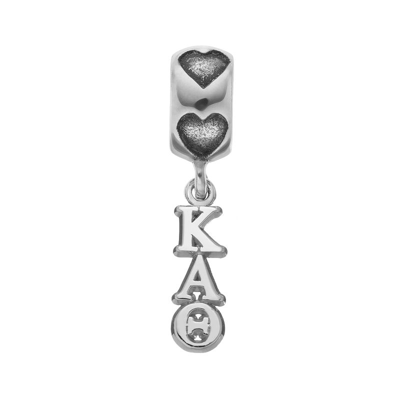 LogoArt Sterling Silver Kappa Alpha Theta Sorority Symbol Charm, Womens, G