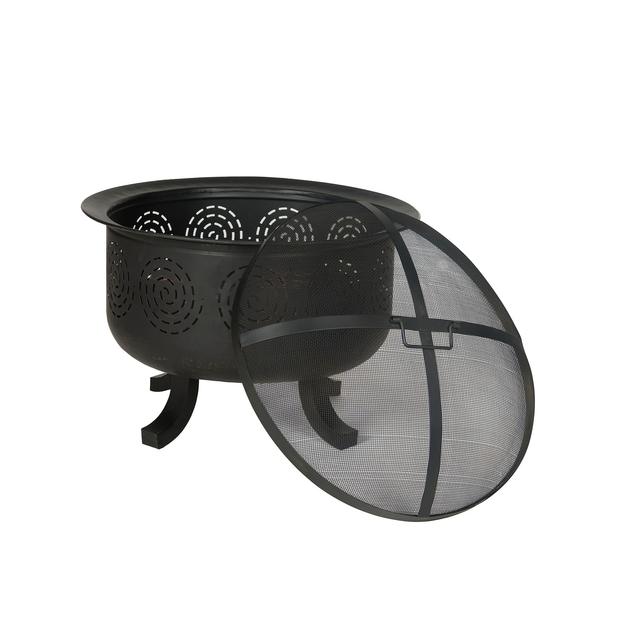 Safavieh Negril Fire Pit, Brown Black