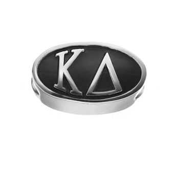 LogoArt Kappa Delta Sterling Silver Oval Bead