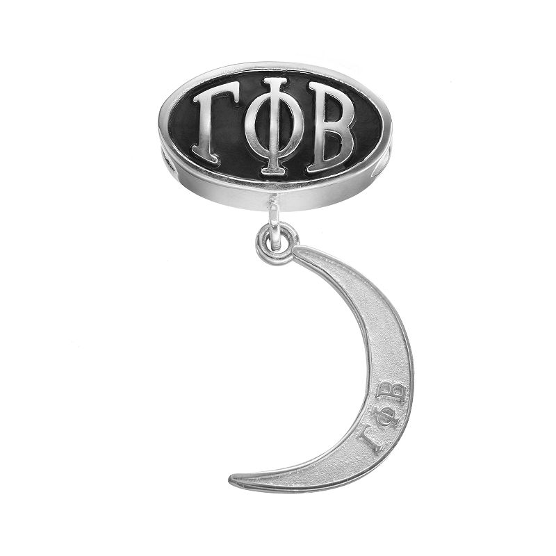 LogoArt Gamma Phi Beta Sterling Silver Sorority Symbol Charm, Womens, Grey