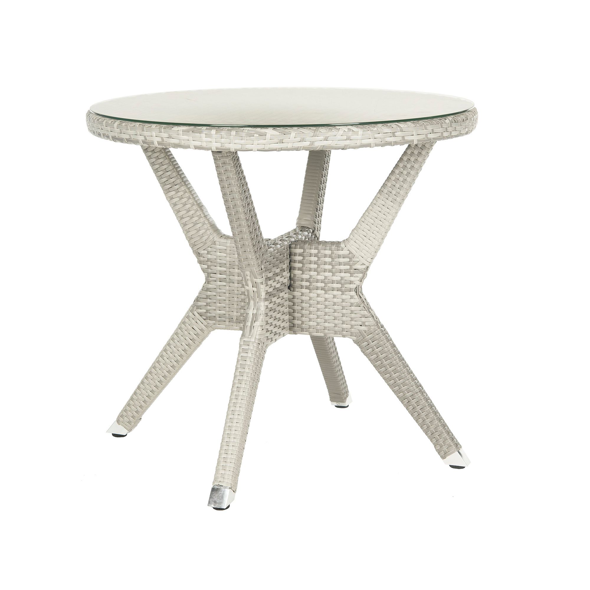 Safavieh Langer Indoor / Outdoor Round End Table, Gray