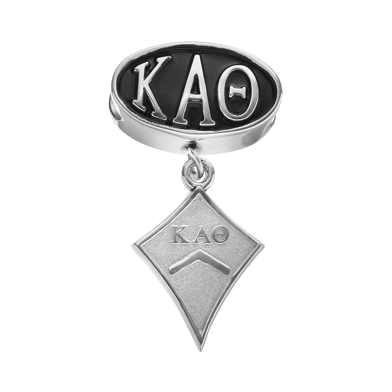 LogoArt Kappa Alpha Theta Sterling Silver Sorority Symbol Charm, Womens, G