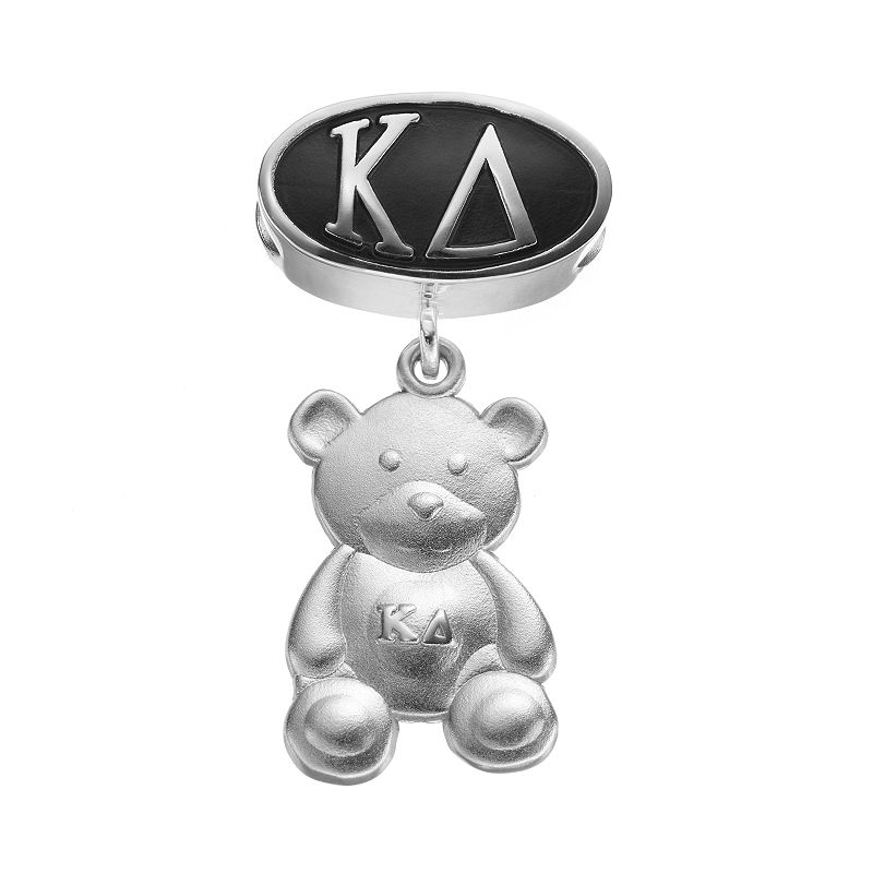 LogoArt Kappa Delta Sterling Silver Sorority Symbol Charm, Womens, Grey